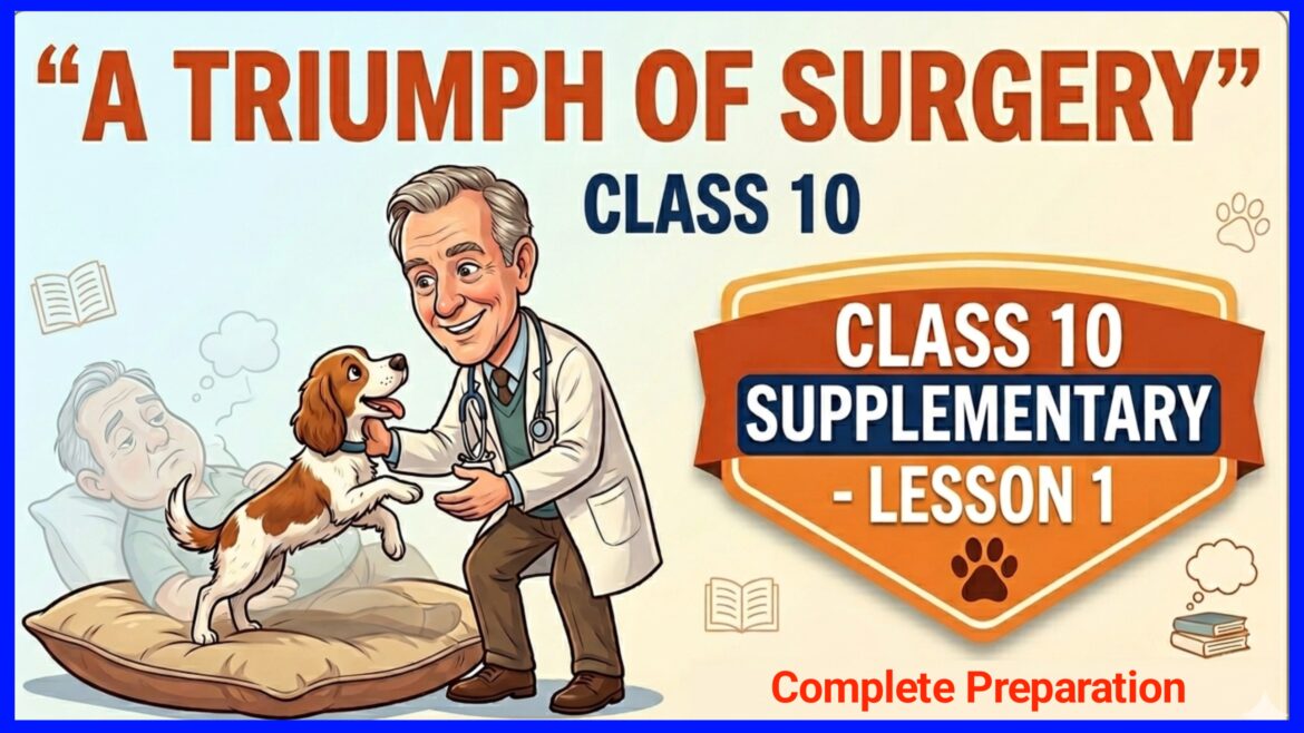 A Triumph of Surgery Class 10 Full Notes and Summary